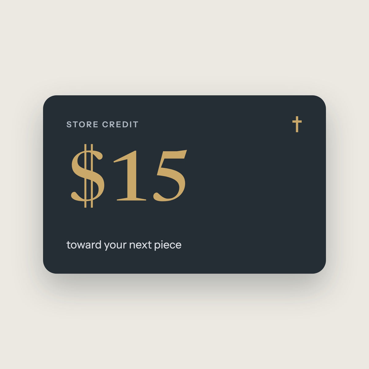 The cover of $15 Toward Your Next Piece