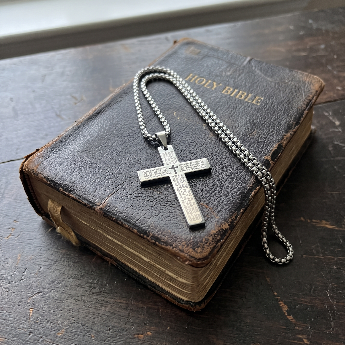 The Lord's Prayer Cross for Men