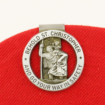 The St Christopher visor clip