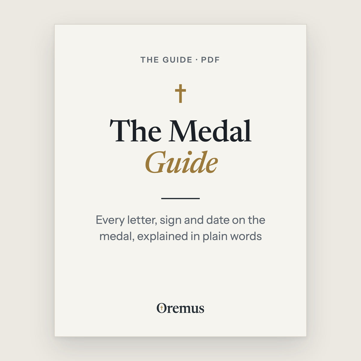 The cover of The Medal Guide