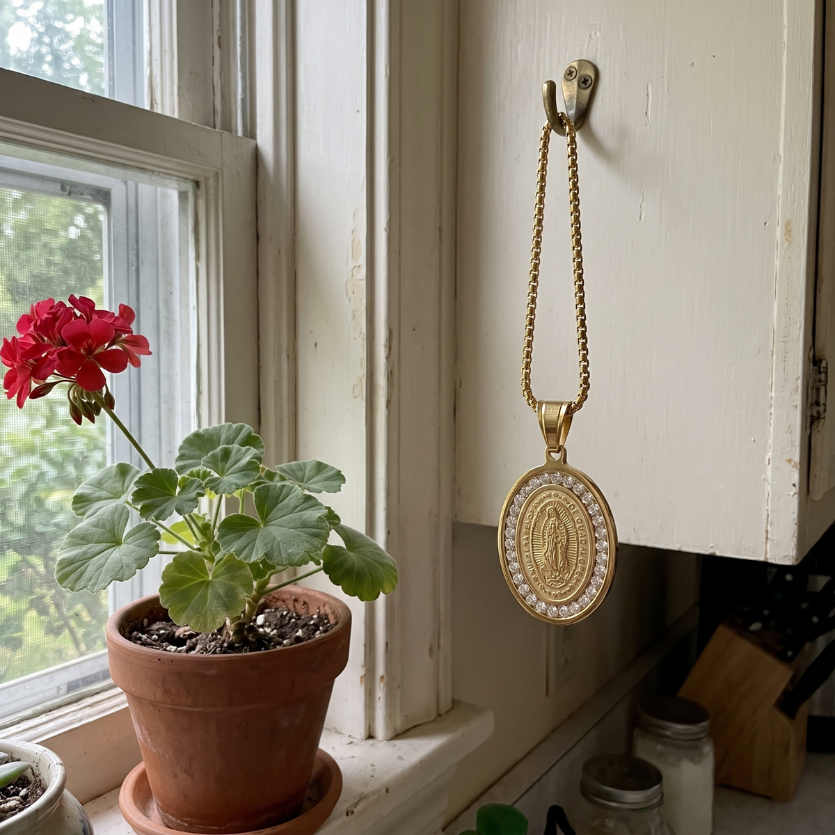 Our Lady of Guadalupe Medal Necklace