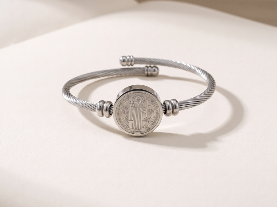 The St Benedict cable bracelet