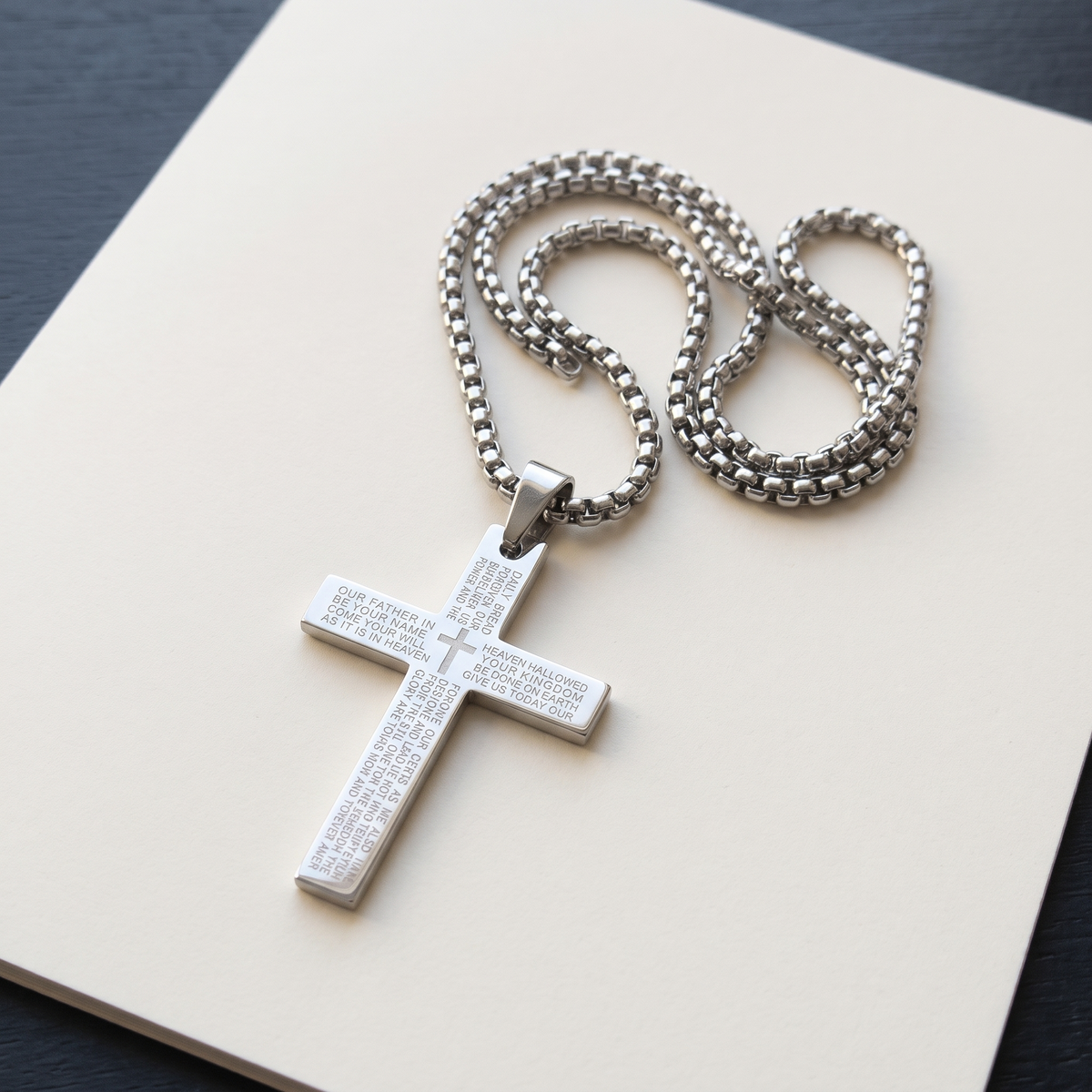 The Lord's Prayer Cross for Men