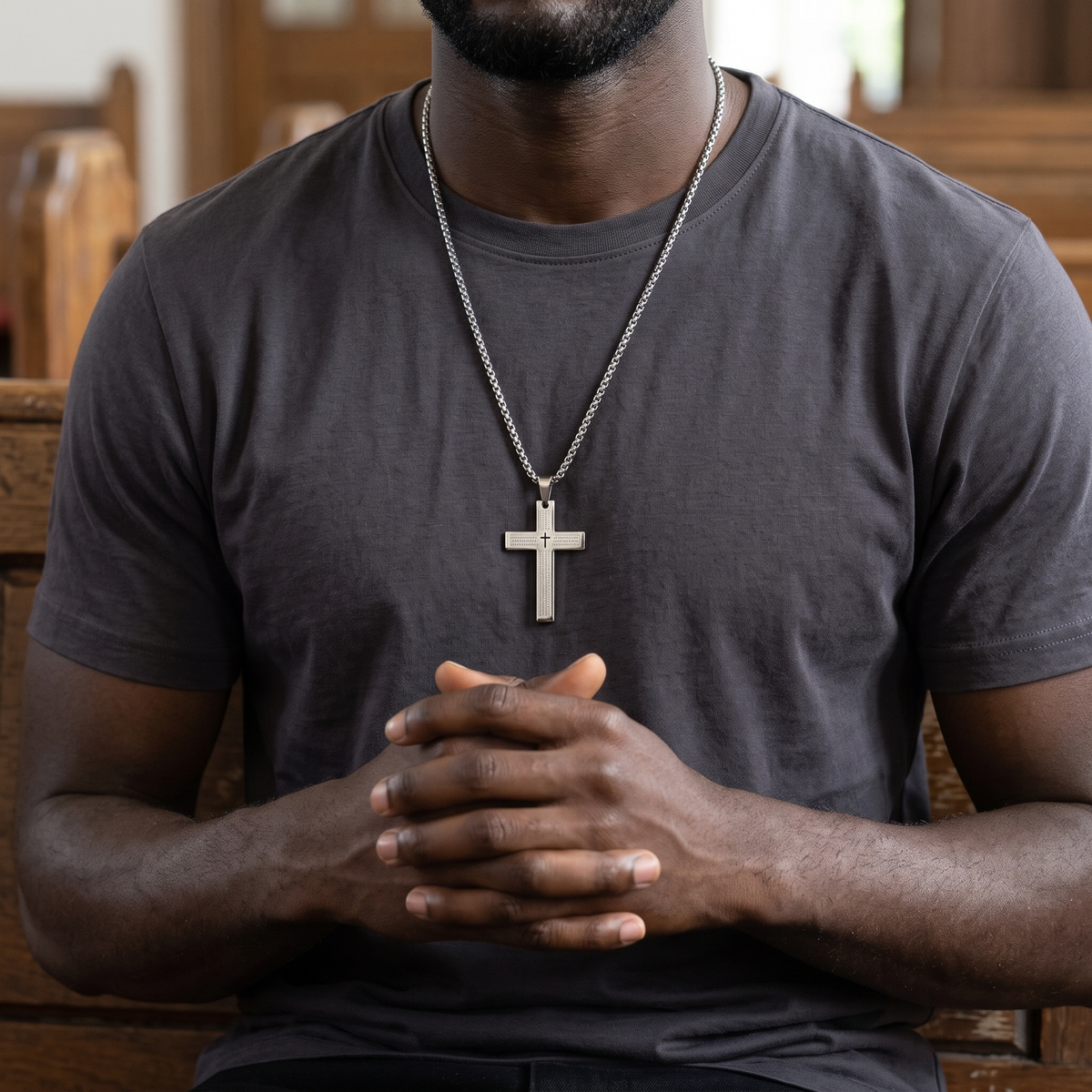 The Lord's Prayer Cross for Men