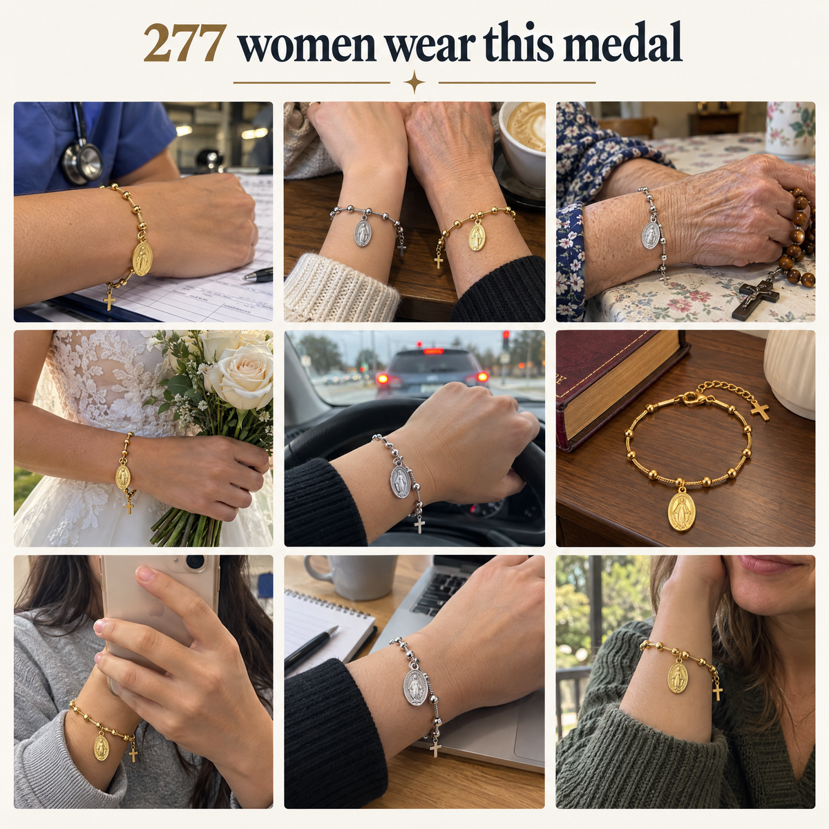 277 women wear this medal