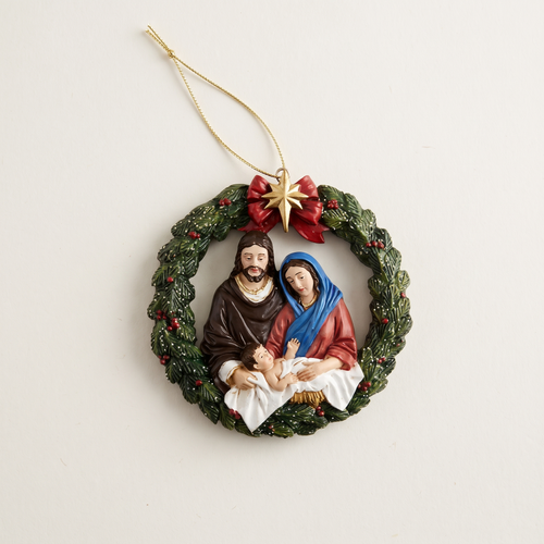 Holy Family Christmas Ornament