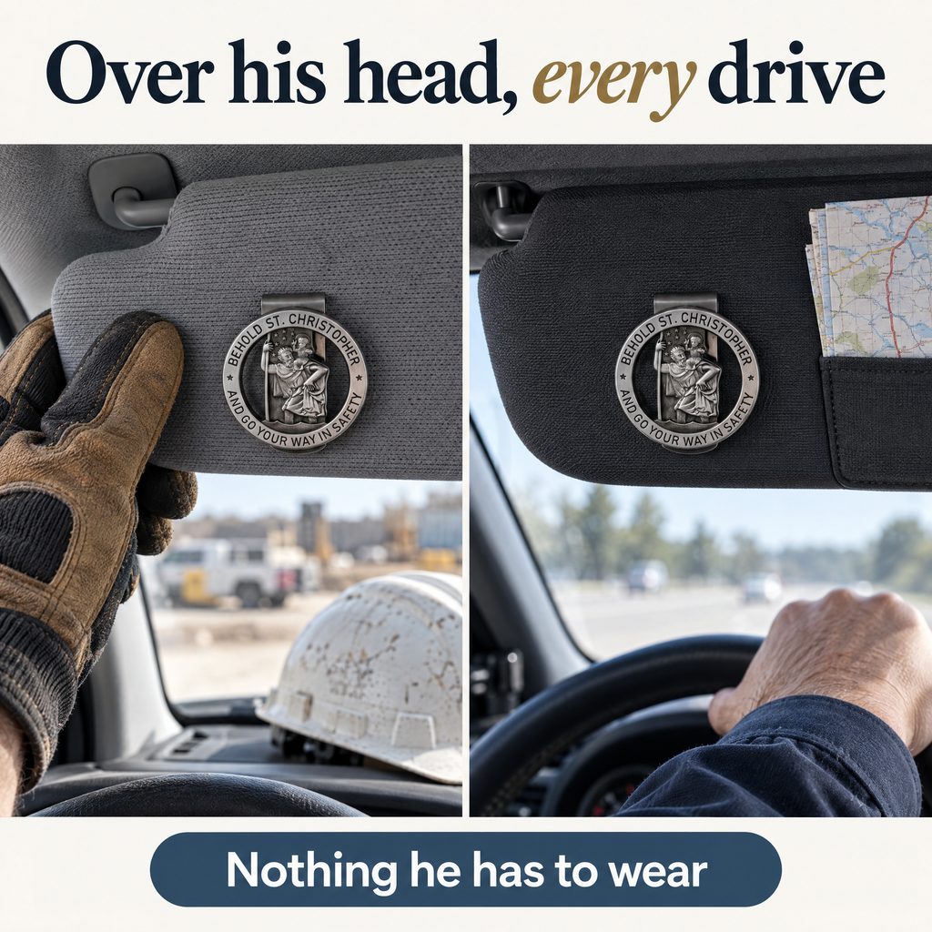 Over his head, every drive · Nothing he has to wear
